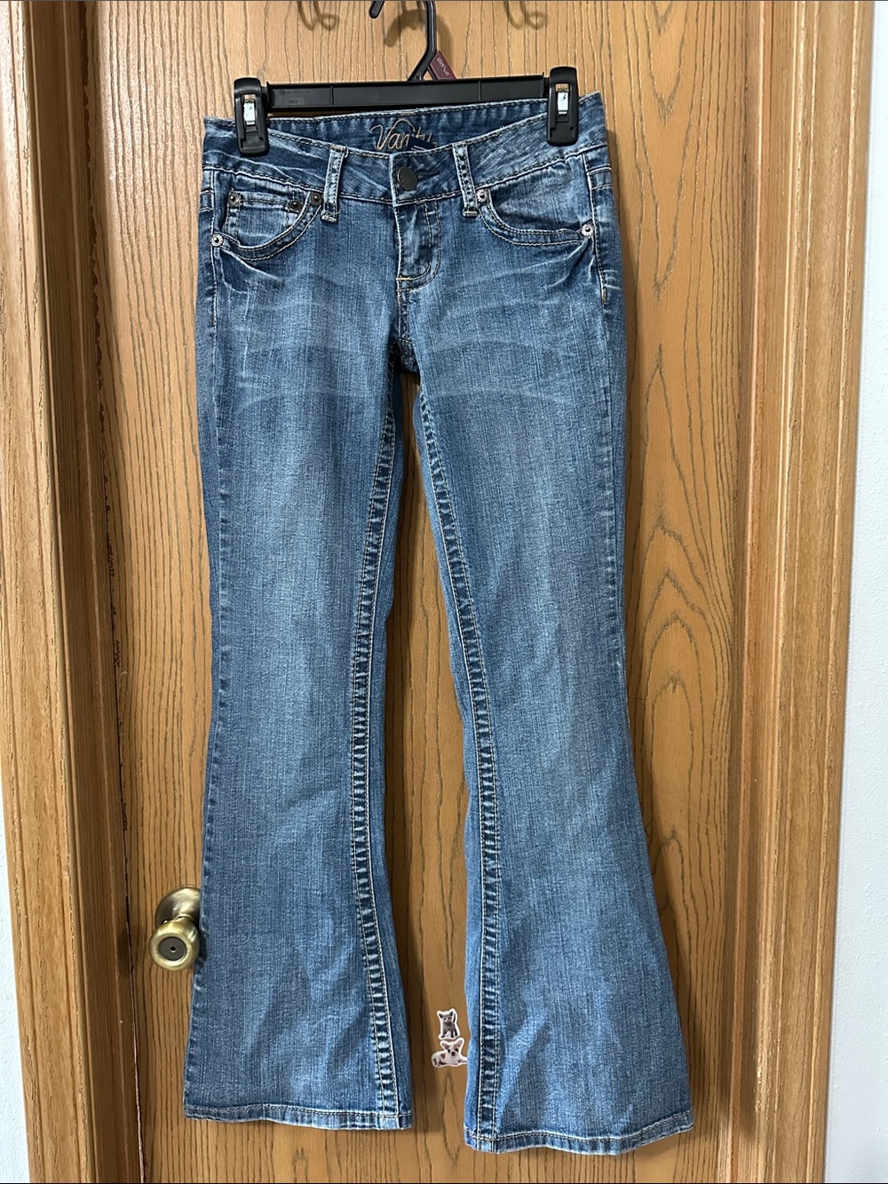 Vanity Medium Wash Flare Jeans - Blue